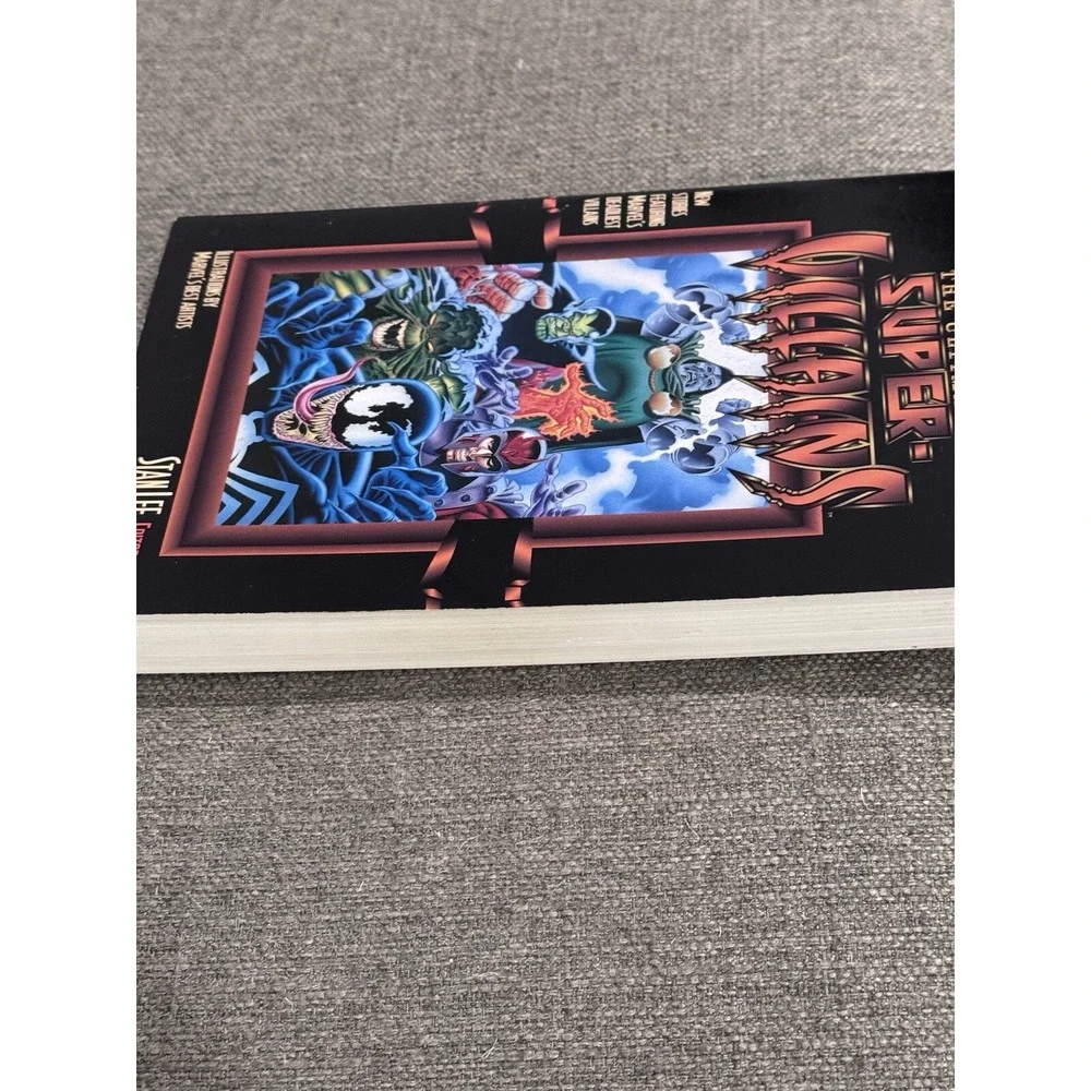 The Ultimate Super Villains Stan Lee 1996 Trade Paperback Boulevard Book VINTAGE